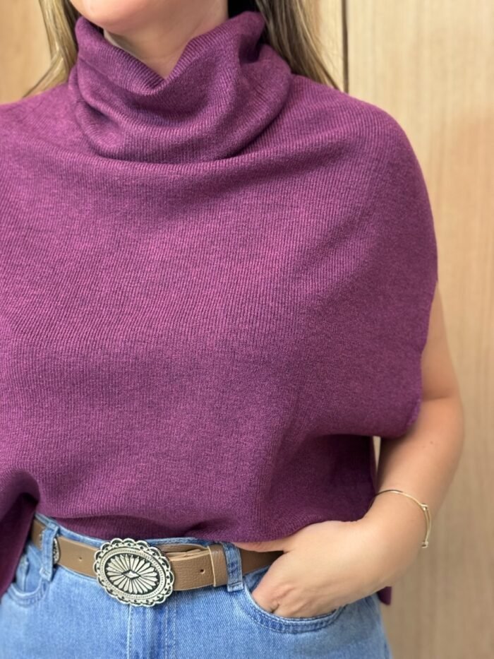 Blusa Modal Gola Alta Yumi - Imagem 6