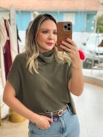 Blusa Modal Gola Alta Yumi