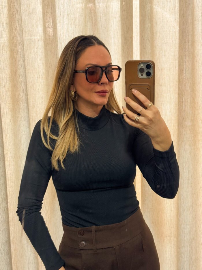 Blusa Peluciada Gola Soft Touch - Imagem 2